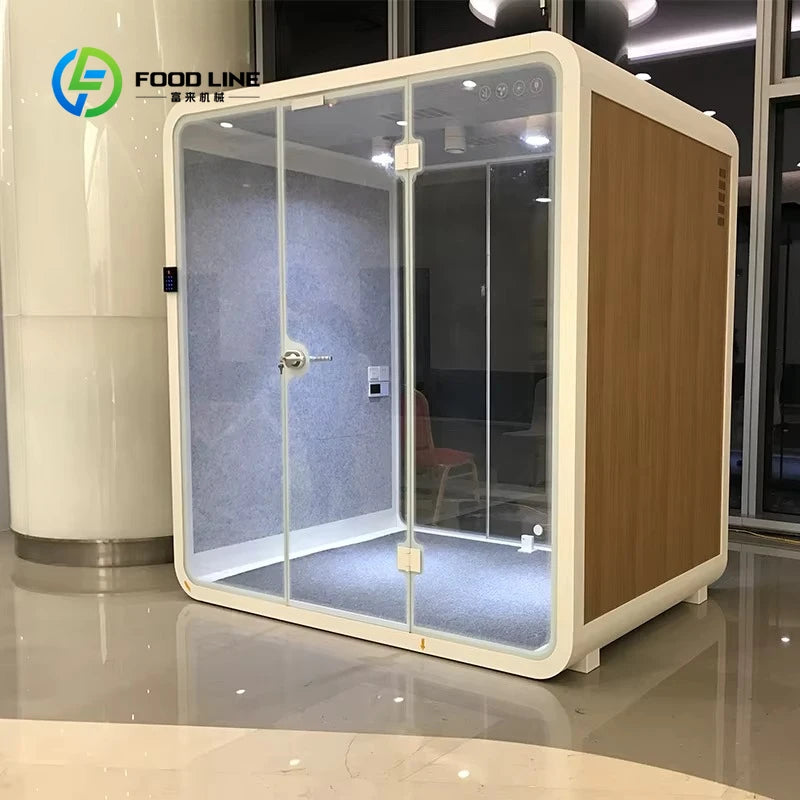 Customized Portable Office Pods Indoor Sound Proof Soundproof Booth Furniture Noise Insulation Phone Booth For Open Office Space