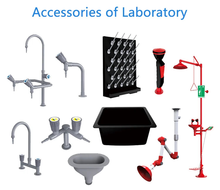LaboratoryExhaust Hoods  Fume Cupboards Chemical Biological All Steel Ducted Fume Cabinets Stainless Steel Worktop Fume Hood