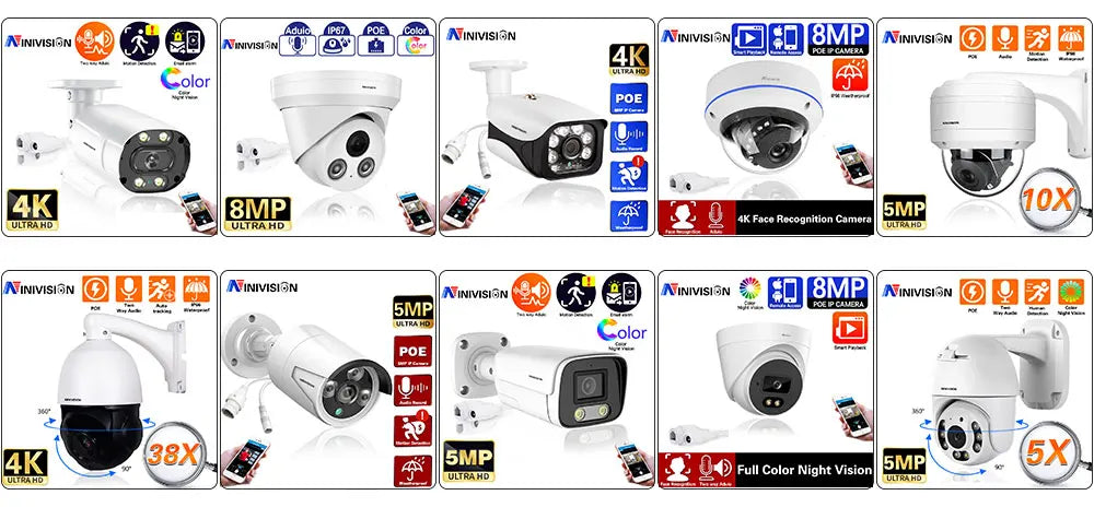 SMART LIFE 4K 8CH PoE NVR 8MP CCTV Security System Face Detection H.265+ Network Surveillance Audio Video Recorder NVR Tuya app