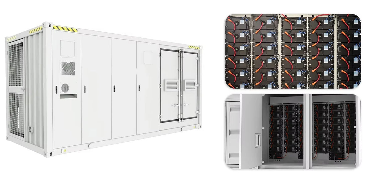 Solar Power Storage System 1MWh 2MWh BESS LiFePO4 Battery 500kW 1MW ESS Container Custom