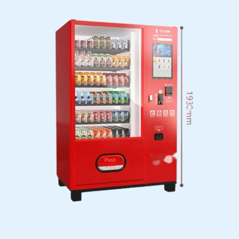 Automatic Intelligent Commercial Unmanned Self-Service French Fries Fried Chicken Vending Machine CNC Services Included