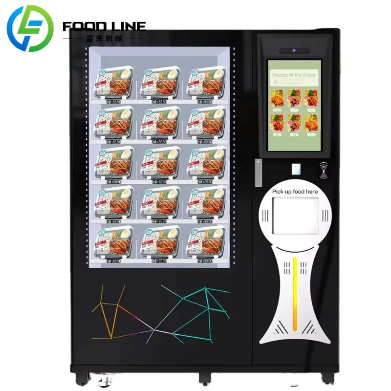 Custom Commercial Hot Food Automat Fully Automated For Business Efficient Hot Meal Dispenser With User Centric Design Interface