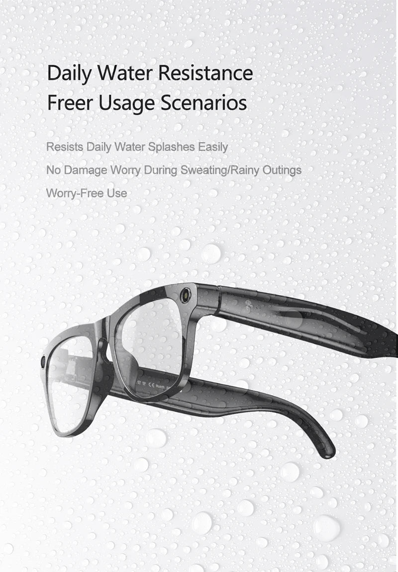 HD Camera 1080P AI Smart Glasses Multifunctional Variable color Bluetooth Call Voice Assistant Music Player Smart Translation ﻿
