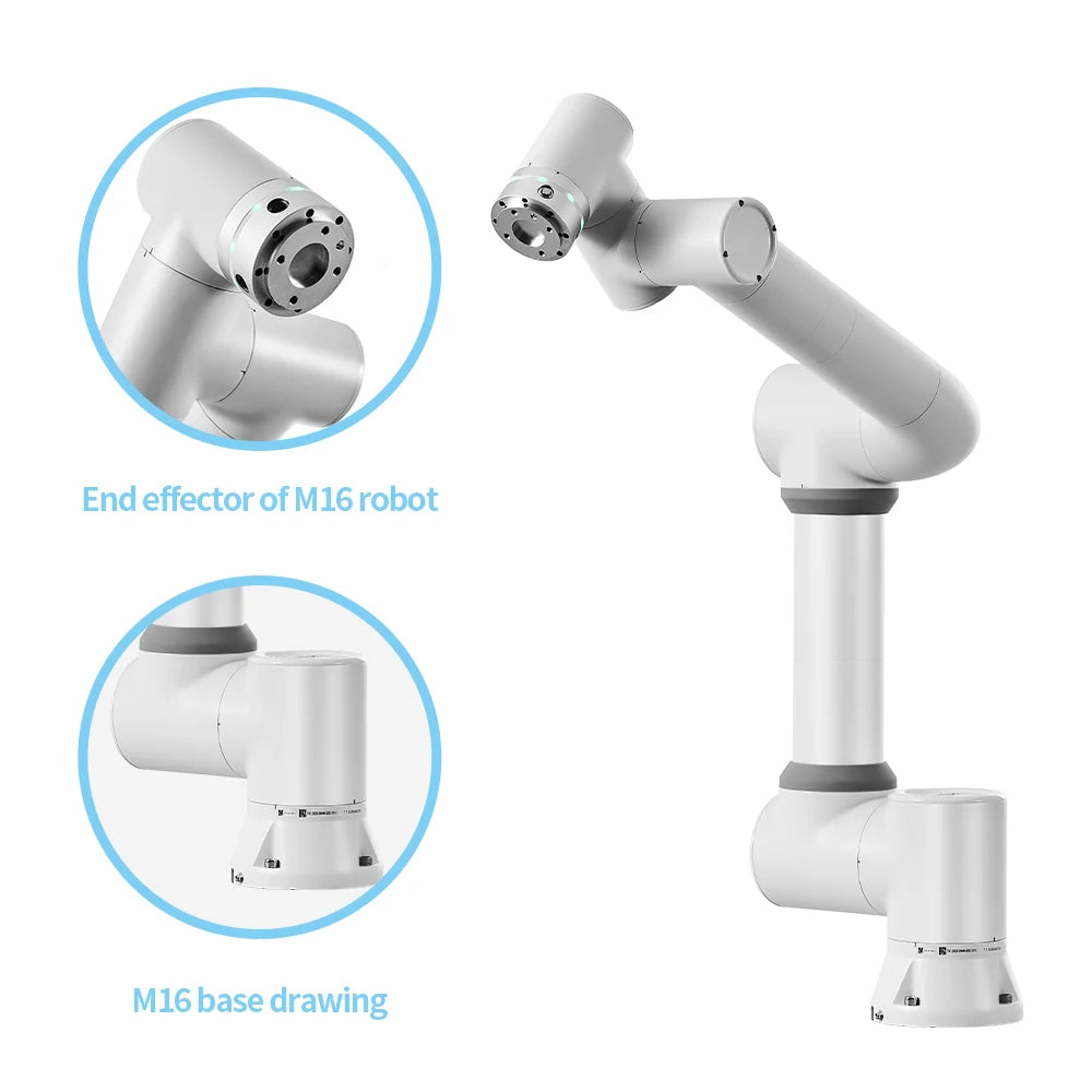 Customized Cobot 10kg Payload 6 Axis Collaborative Robot Arm for Automatic Palletizing Pick and Place Material Handling