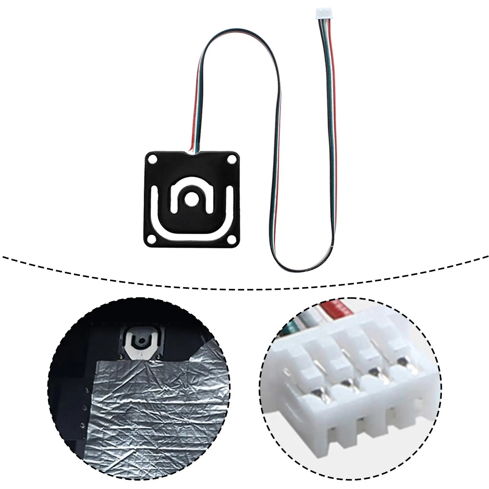 Hot Bed Pressure Sensor Strain Gauge Easy to Use Efficient for K1C/K1 Lightweight Compact 3D Printer Accessories Heat Resistance
