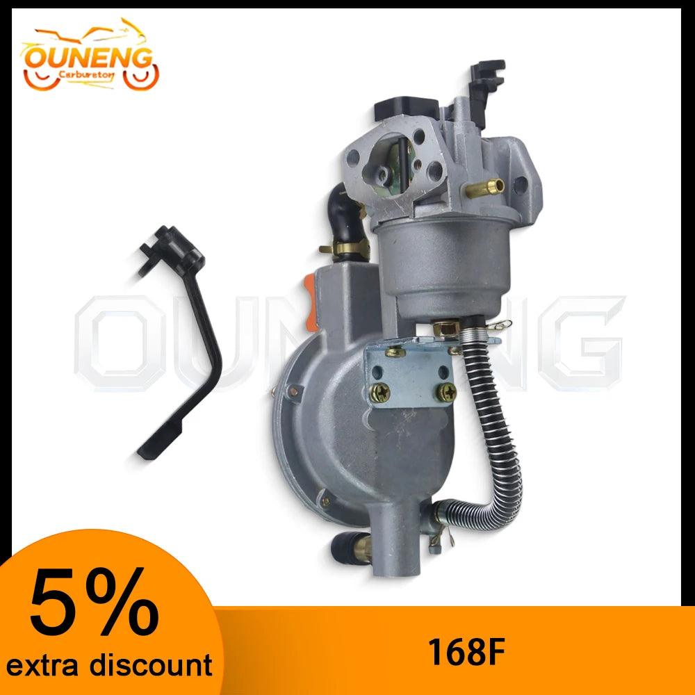 For 2KW-3KW Generator 168F 170F GX160 168F 6.5HP Dual Fuel Carburetor LPG NG Natural Gas Conversion Kit