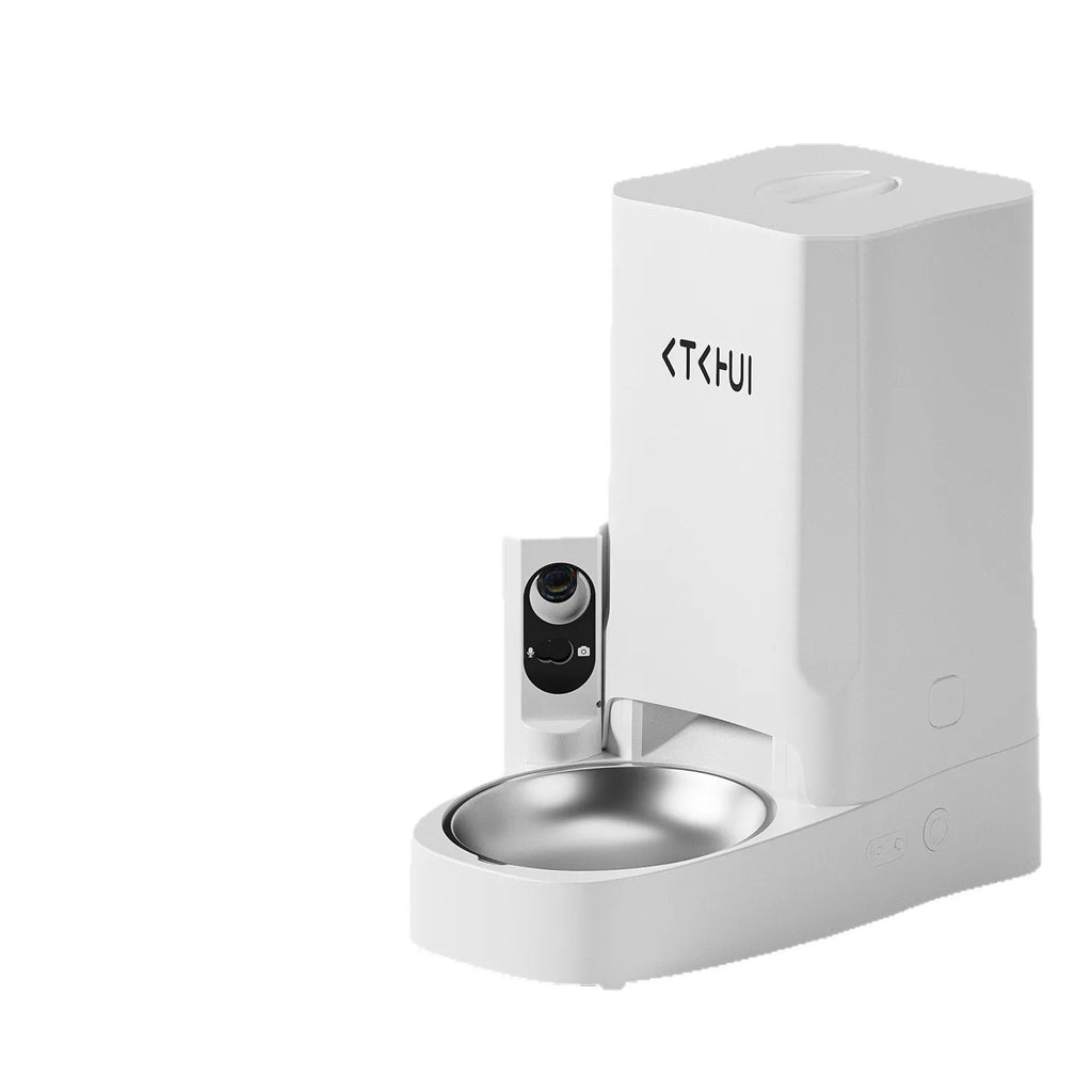 New Smart XL Capacity Pet Feeder with Wide-Angle Camera, Timed Portion Control for Cats & Dogs, APP Controlled Dispenser