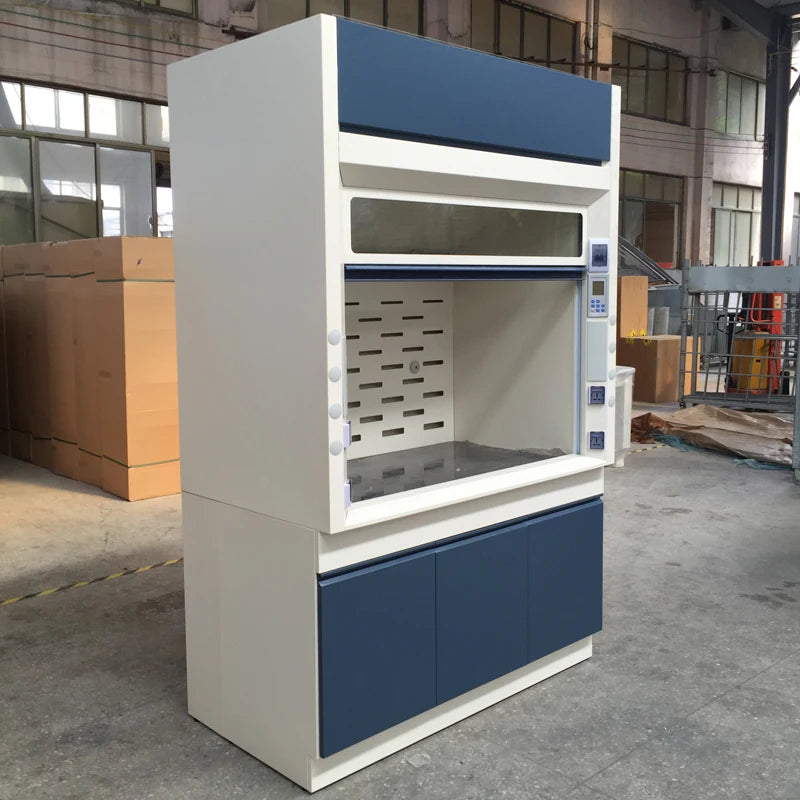 LaboratoryExhaust Hoods  Fume Cupboards Chemical Biological All Steel Ducted Fume Cabinets Stainless Steel Worktop Fume Hood