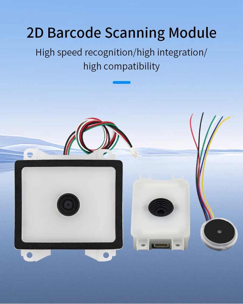 Scanning Module Bar Code Scanner USB Uart Embedded 1D 2D Barcode Reader QRCode Scanner Module for Vending machine Access Control