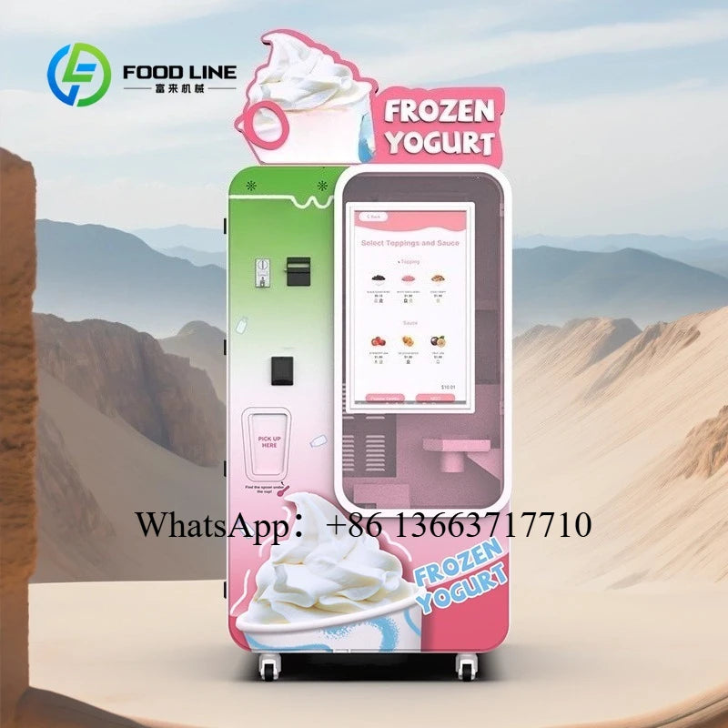 Customized Soft Ice Cream Machine for Retail Vending Projects Energy Efficient High Output Cost Effective Ideal for Business