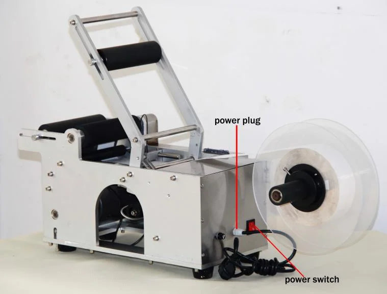 LT-50 Semi-Automatic Bottle Labeling Machine Hot Sale Adjustable Conveyor For Cartons Metal Glass Paper Wood PLC