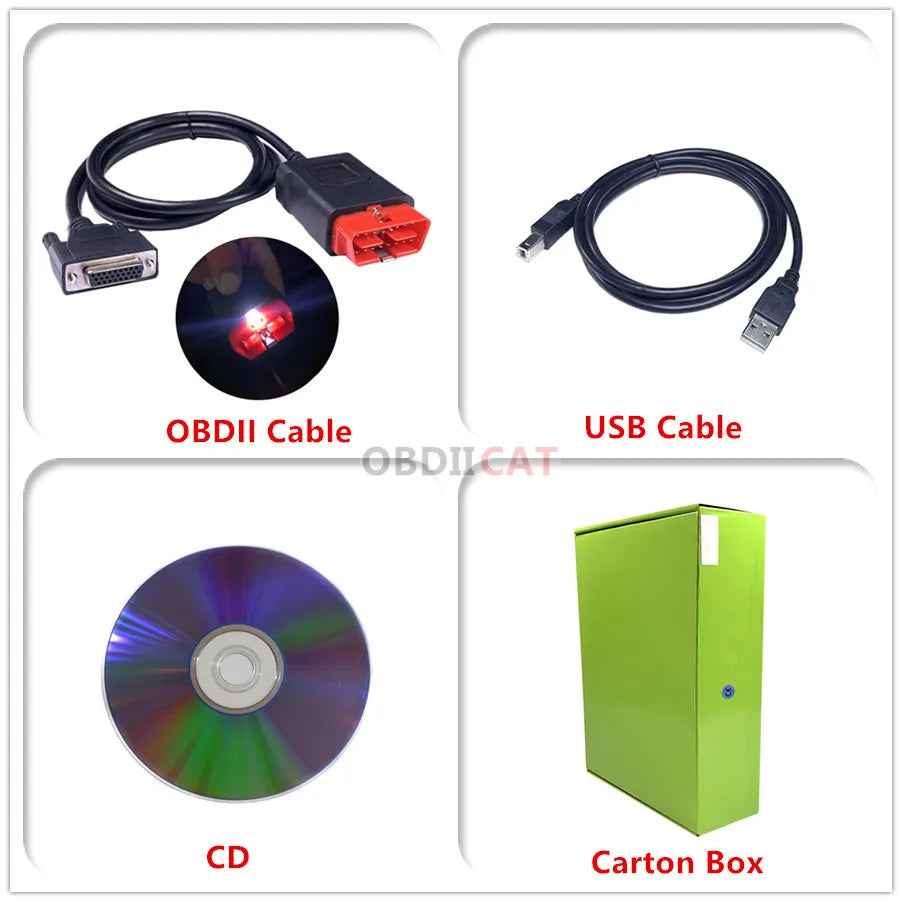 A+++Quality New Multidiag Pro TCS V3.0 NEC Relays 9241A Chip Bluetooth OBDIICAT VCI TCS OBD2 Car/Truck Diagnostic-Tool Scanner