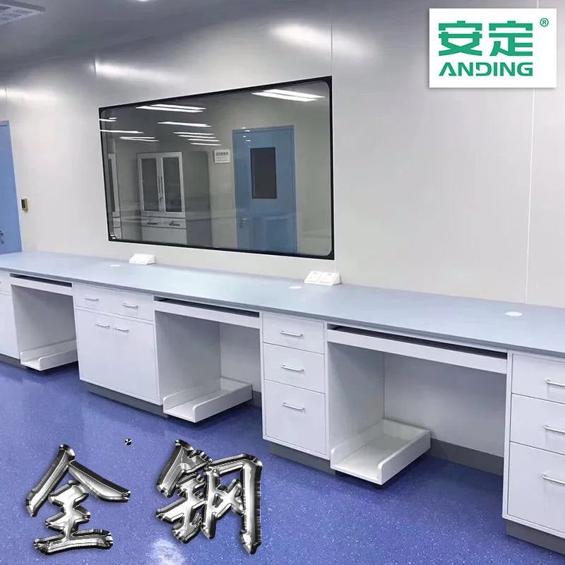 All-steel central test bench All-steel test bench, laboratory side bench Test bench Customized workbench Laboratory design