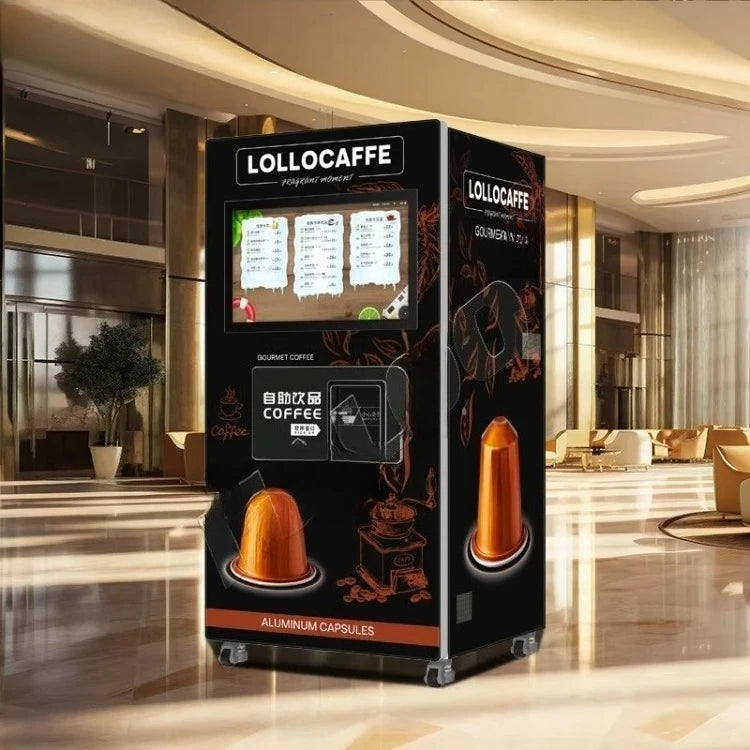 Fully Automatic Commercial Unmanned Self-Service Capsule Coffee Machine Hot Drink with SDK Function
