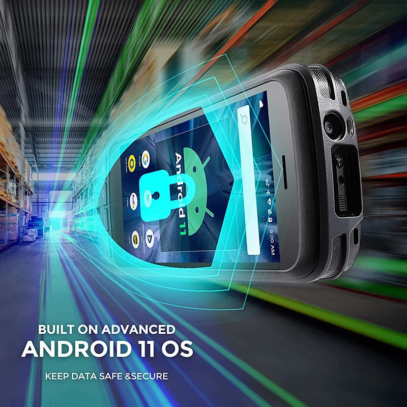 Portable Logistics Handheld PDA Android 13 4G RAM 64G ROM Barcode Scanner 4G LTE WiFi Rugged Data Collector Chainway C72
