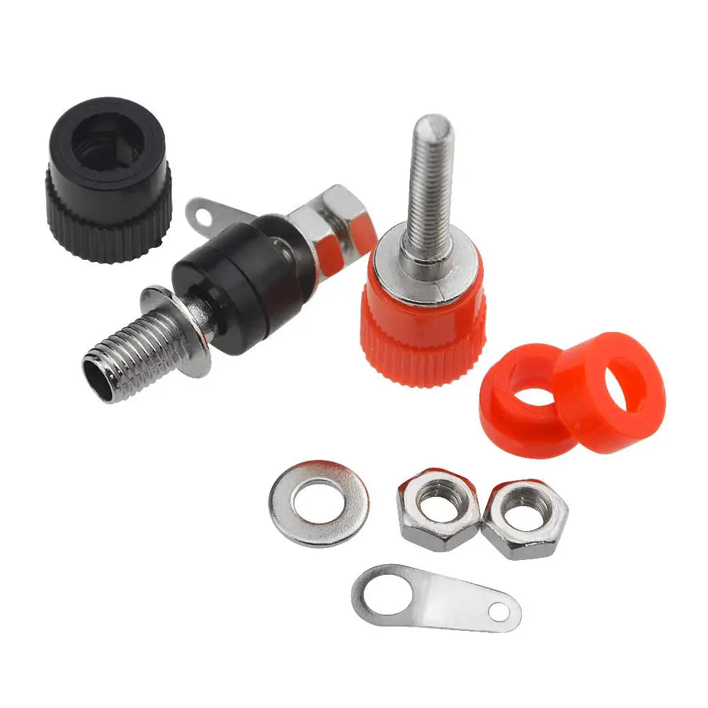 10/30 PCS Binding Posts Terminals 4mm Banana Plug Socket 4mm Terminal Connector for Amplifier Arduino