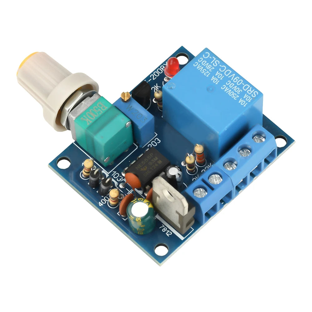 10A  Adjustable Frequency Switch Relay Module High Current Strobe Controller For Motor Forward Reverse and Flasher Applications