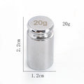 Precision Metal Calibration Weights Polished Steel Scale Test Weight Set Accurate Measuring Balance Accessories Lab Home Tools
