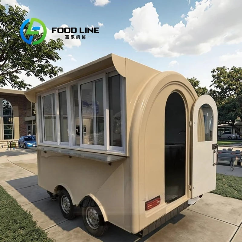 Commercial Hot Sale Food Truck Trailer Fully Equipped Multifunction Mobile Kitchen Customized