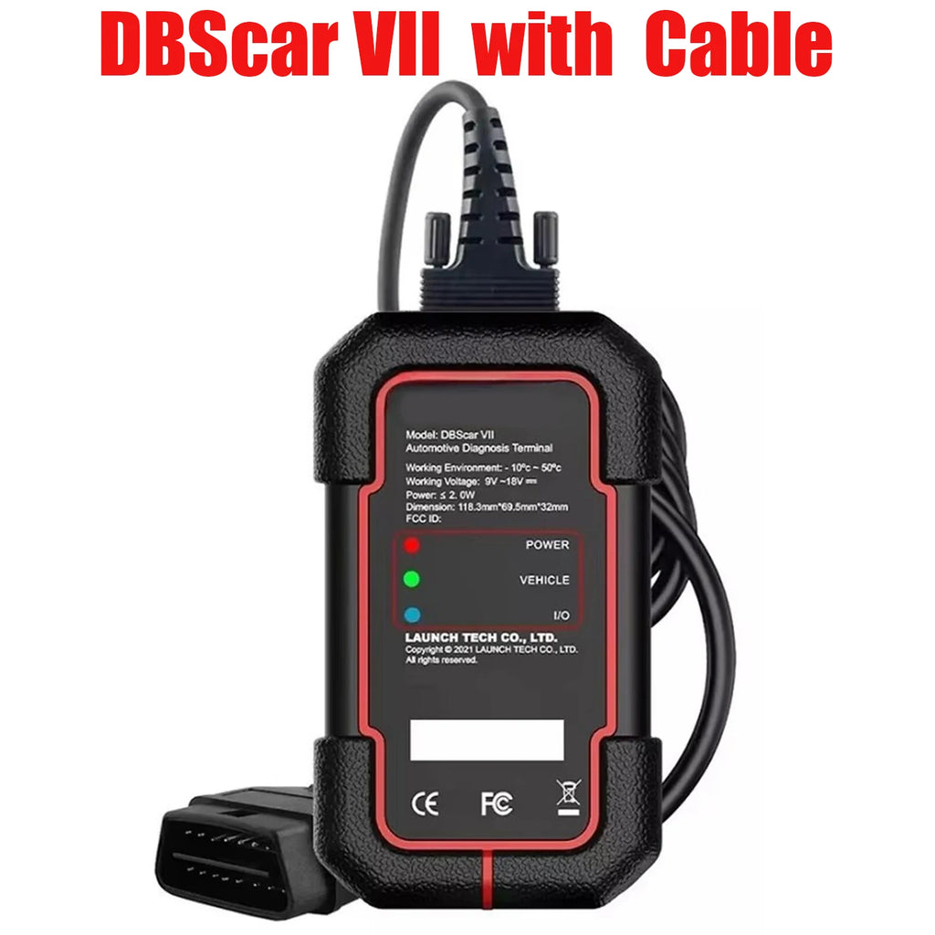 X431 DBScar7 DBScar VII Bluetooth Scanner 9884 Bluetooth Connector DBSCAR Scanners Work CAN FD Protocols Tool fo DZ/XD/XP/PD