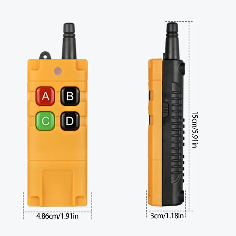 Industrial Remote Controller With 50% Improved Frequency Accuracy Enhances Anti Interferences For Industrial Application