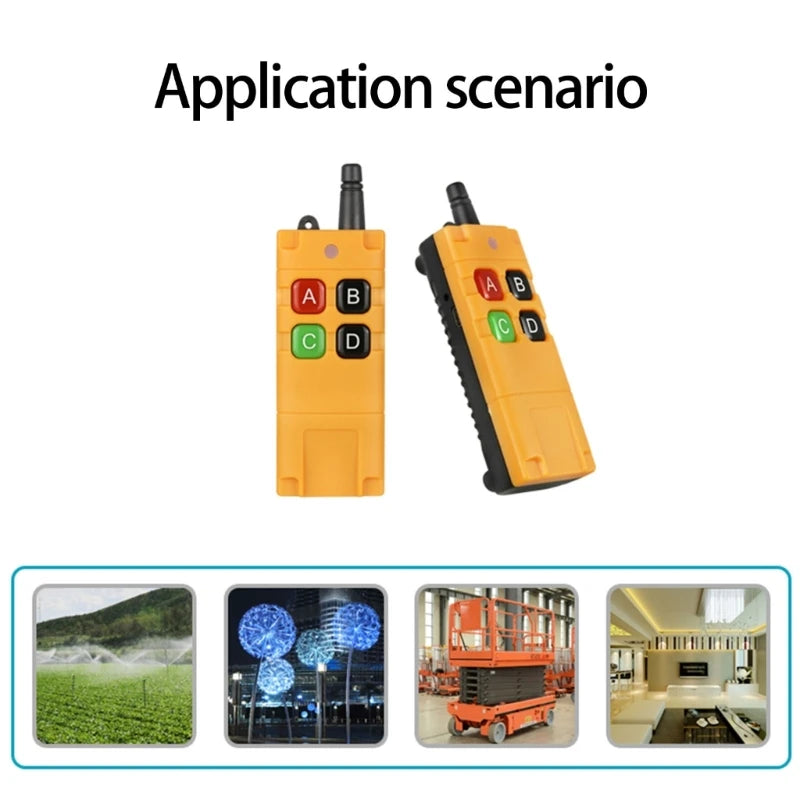 Industrial Remote Controller With 50% Improved Frequency Accuracy Enhances Anti Interferences For Industrial Application