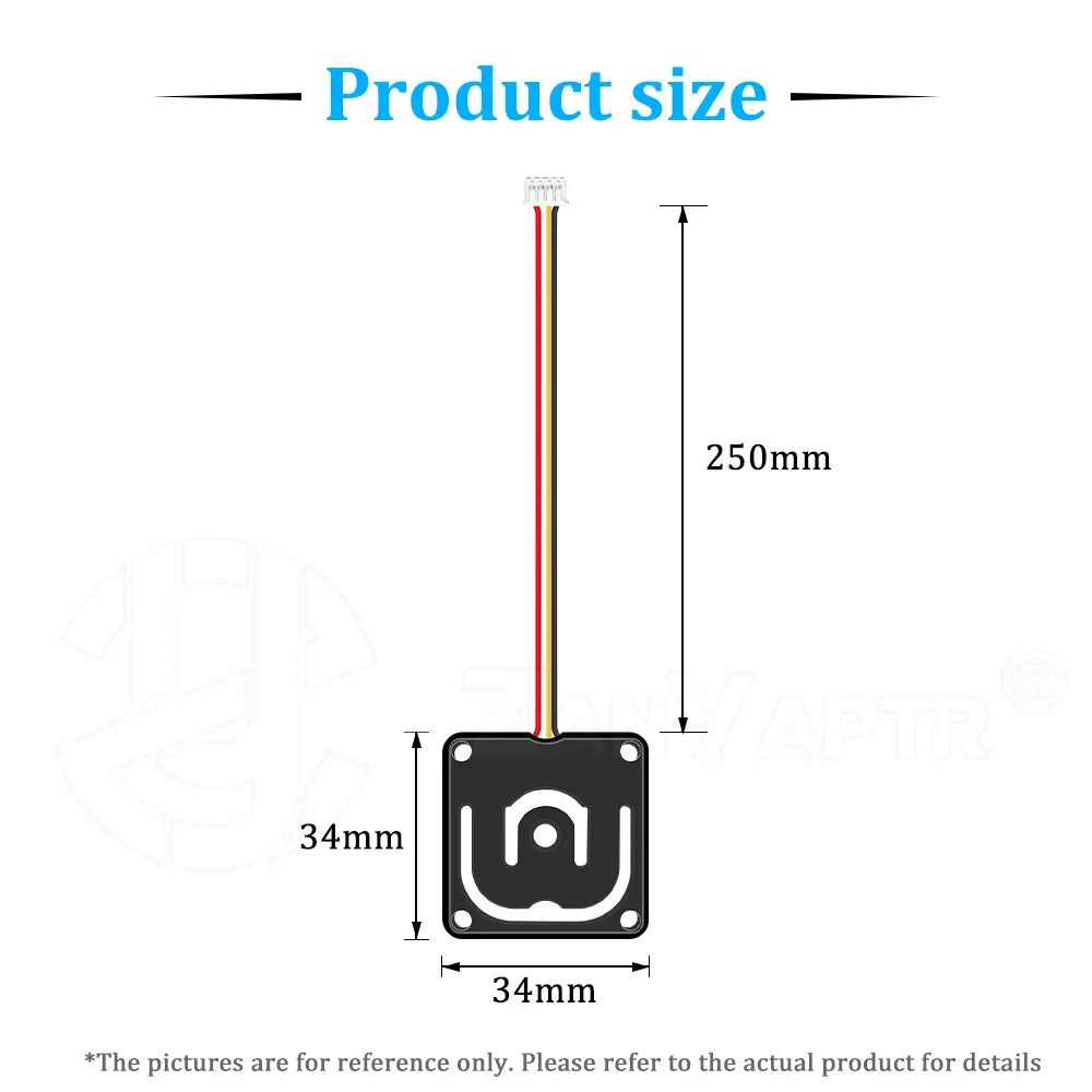 For K1/K1C/K1 MAX/Ender 3 V3 Plus micro hotbed Pressure Sensors Strain Gauge 34x34mm 3D printer accessories