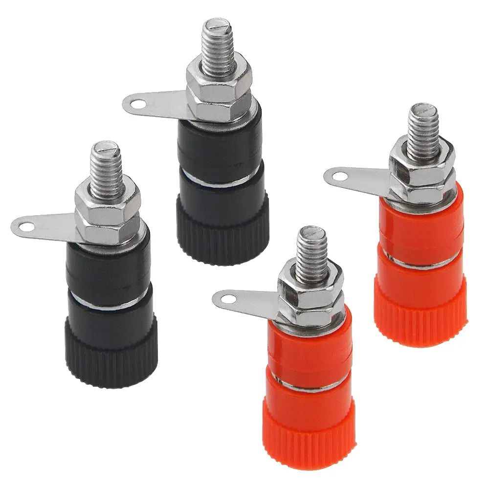 10/30 PCS Binding Posts Terminals 4mm Banana Plug Socket 4mm Terminal Connector for Amplifier Arduino