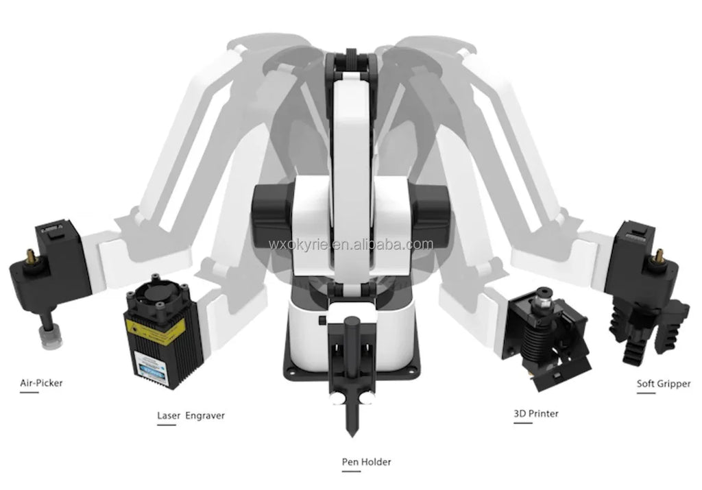 Rotrics DexArm Desktop Collaborative Robot Arm for Industrial Painting Sketching Laser Engraver & 3D Printer Applications
