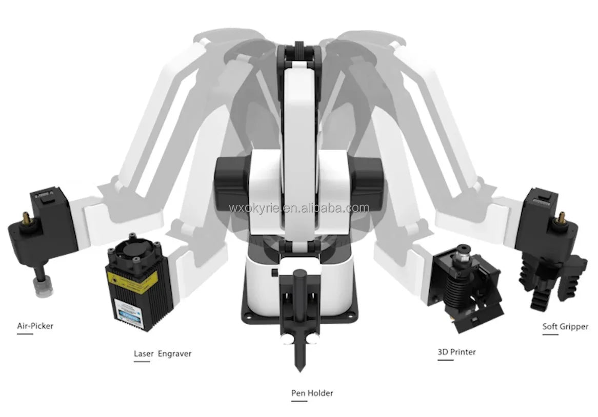 Rotrics DexArm Desktop Collaborative Robot Arm for Industrial Painting Sketching Laser Engraver & 3D Printer Applications