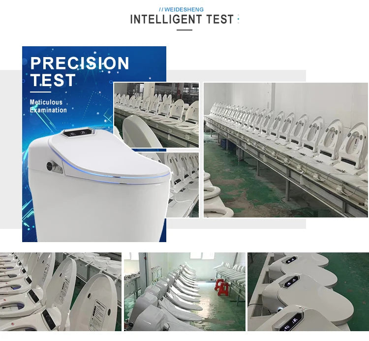 High-End Modern Foot Sensor Flush Innovation Floor Mounted Intelligent Commode Toilet Water Closet Intelligent Smart WC Toilet