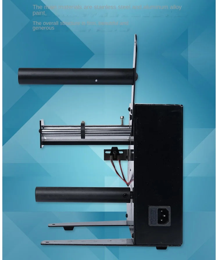 Auto Label Dispenser Device Automatic Sticker Separating Machine AL-1150D NEW Digital Control 4-140mm Label stripping machine