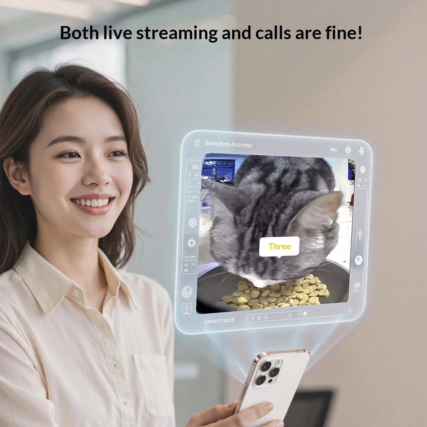 New Smart XL Capacity Pet Feeder with Wide-Angle Camera, Timed Portion Control for Cats & Dogs, APP Controlled Dispenser