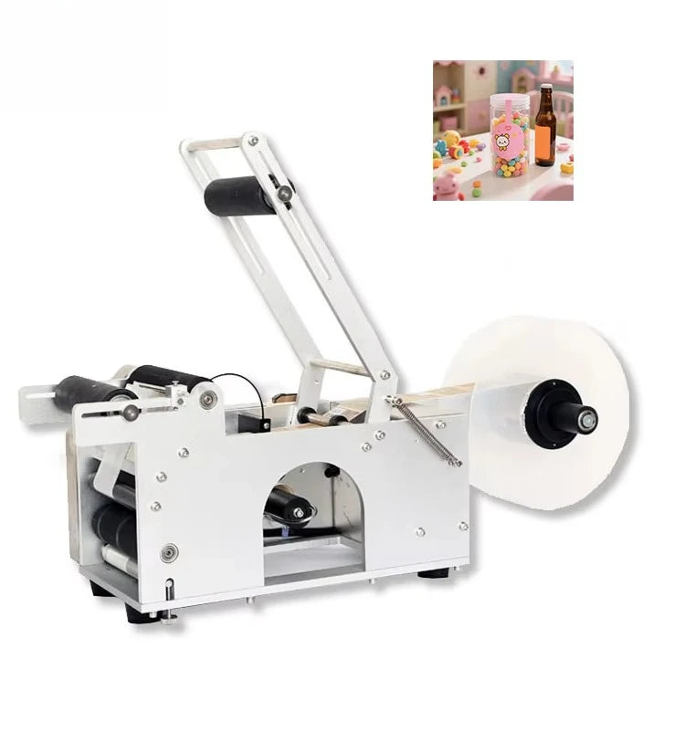 LT-50 Semi-Automatic Bottle Labeling Machine Hot Sale Adjustable Conveyor For Cartons Metal Glass Paper Wood PLC
