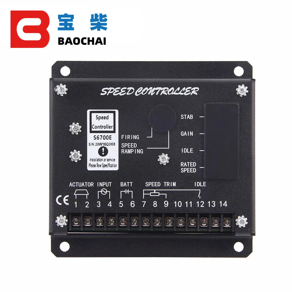 S6700H Controller Electronic Generator Speed Control Governor