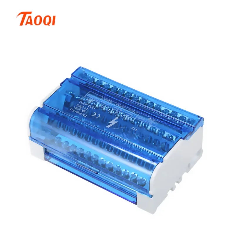 207 211 407 Din Rail Terminal Blocks Modular Screw Connection Power Distribution Block Box Universal Electric Wire Junction Box