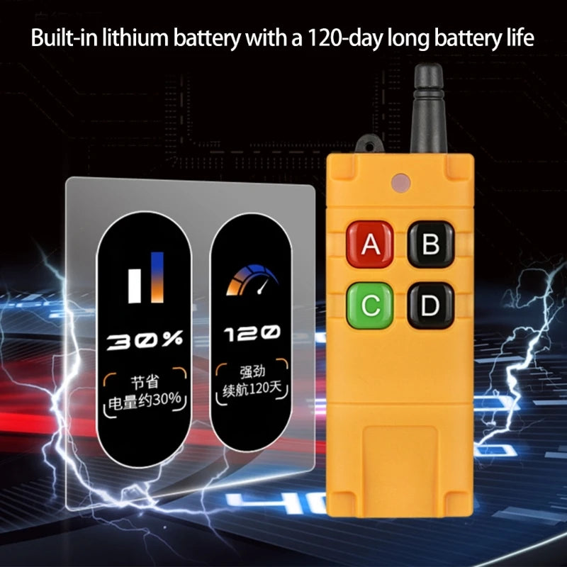 Industrial Remote Controller With 50% Improved Frequency Accuracy Enhances Anti Interferences For Industrial Application