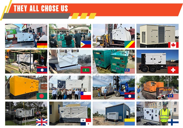 Portable Electrical Generators 10Kw 12Kw 15Kw16kw 20kw 30kw 40kw 45kw Generator Factory Cheap Standby Silent Diesel Genset China