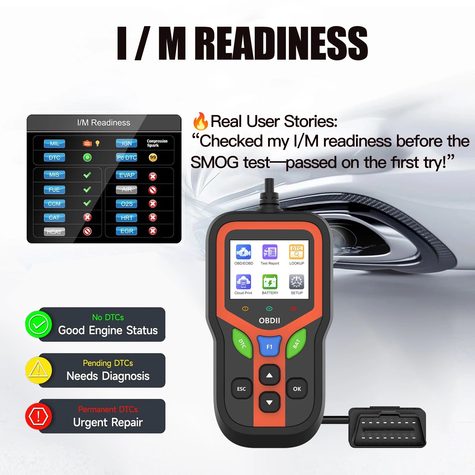 OBD2 Ultra Car Scanner obdii Diagnostic Tool for Cars & Trucks Universal Fitment obd 2 Supports 9 Protocols