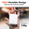 Self-adhesive Label Maker Address Label Printer Bluetooth Thermal Printer for Business Office School Home Barcode Logo Clothing
