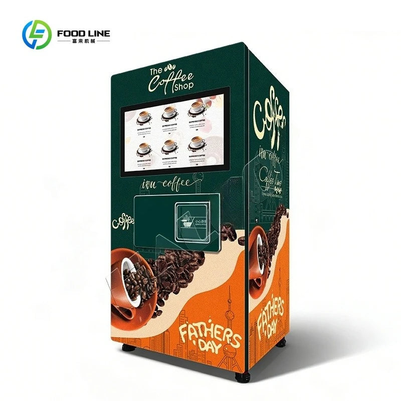 Fully Automatic Commercial Unmanned Self-Service Capsule Coffee Machine Hot Drink with SDK Function