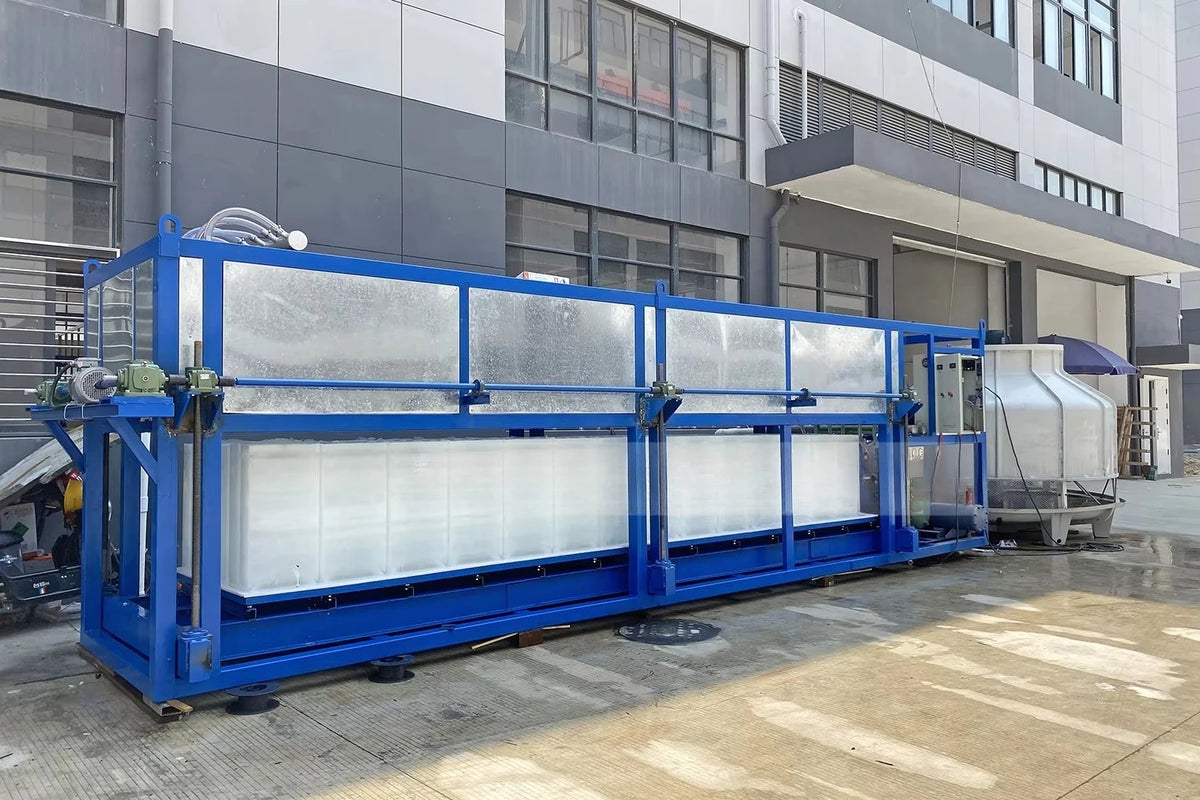 Factory High Quality 5 Ton Industrial Ice Block Machine Water Cooling with Pump for Cooling Applications