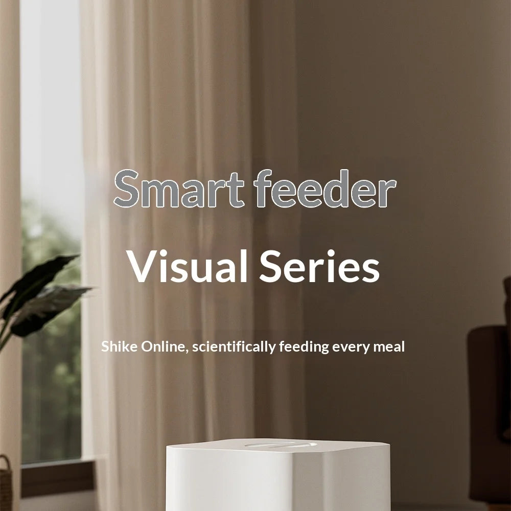 New Smart XL Capacity Pet Feeder with Wide-Angle Camera, Timed Portion Control for Cats & Dogs, APP Controlled Dispenser