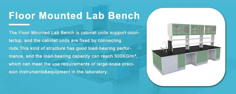 Laboratory Furniture Lab Work Bench Workstation For Electric And Science Cabinet With Sink