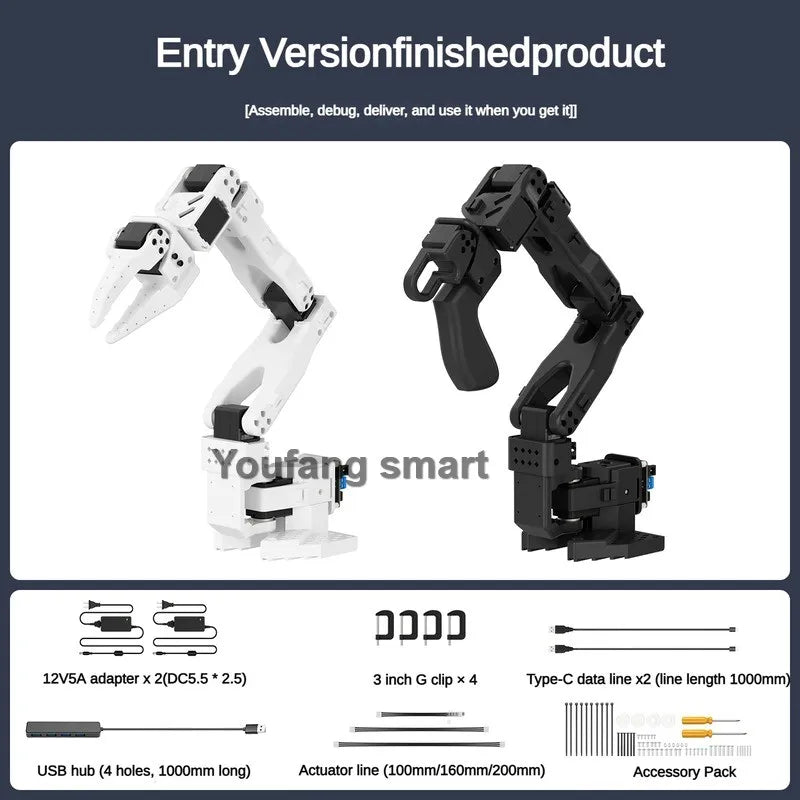 Assembled Low-Cost SO-ARM101 Open Source 6 Axis Robotic Arm LeRobot Embodied AI Vision Recognition SO101 Programmable Robot Kit
