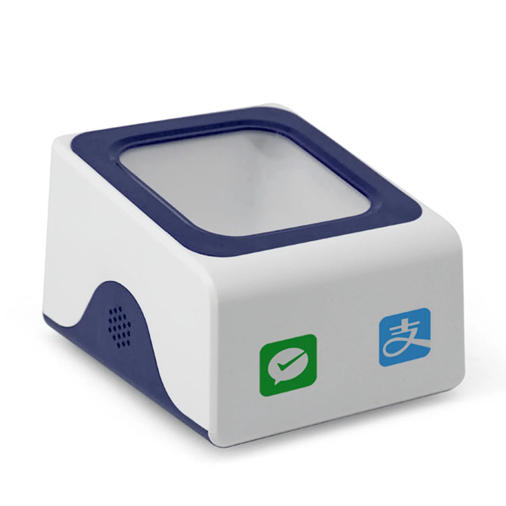 Bar  Scanner QR Desktop Scanner Desktop Barcode Scanner for 2D/1D QR Bar  Payment  Scanning Box with Voice Prompt