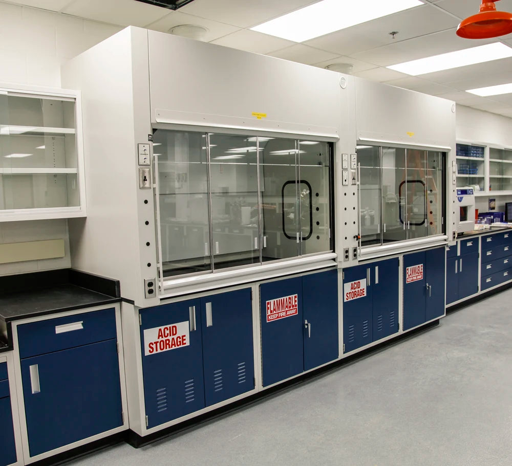 Customised Bioscience Laboratory Furniture Exhaust Cabinet Small Ductless Fume Hood for Chemical Equipment