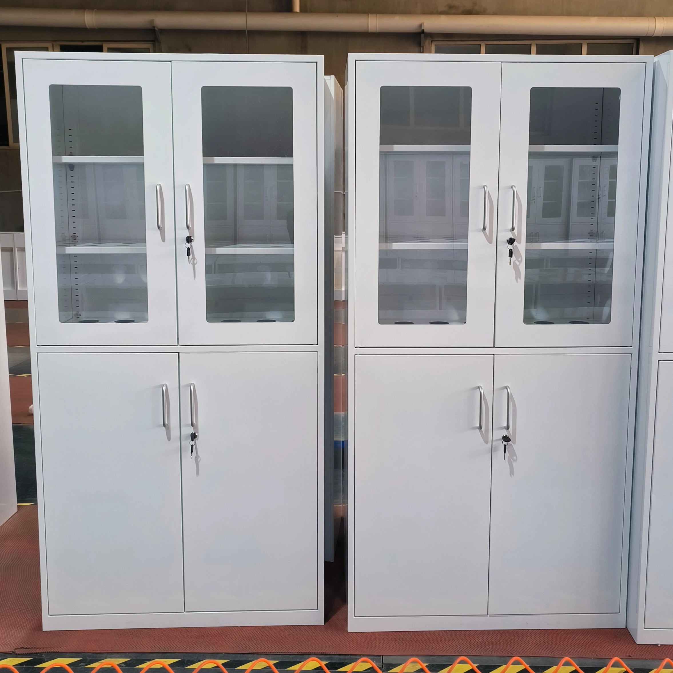 Lab Chemical Storage Cabinet Moisture Heat Resistant Metal Material Corrosion Resistance Medical Workshop Laboratory Furniture