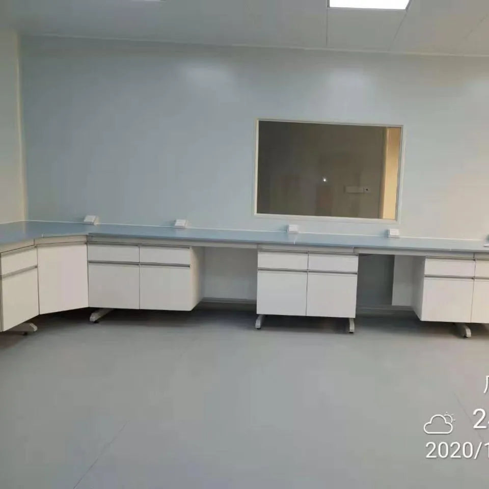 All-steel experimental table Laboratory workbench Chemical physics operation bench Mouth frame Laboratory test bench experiment
