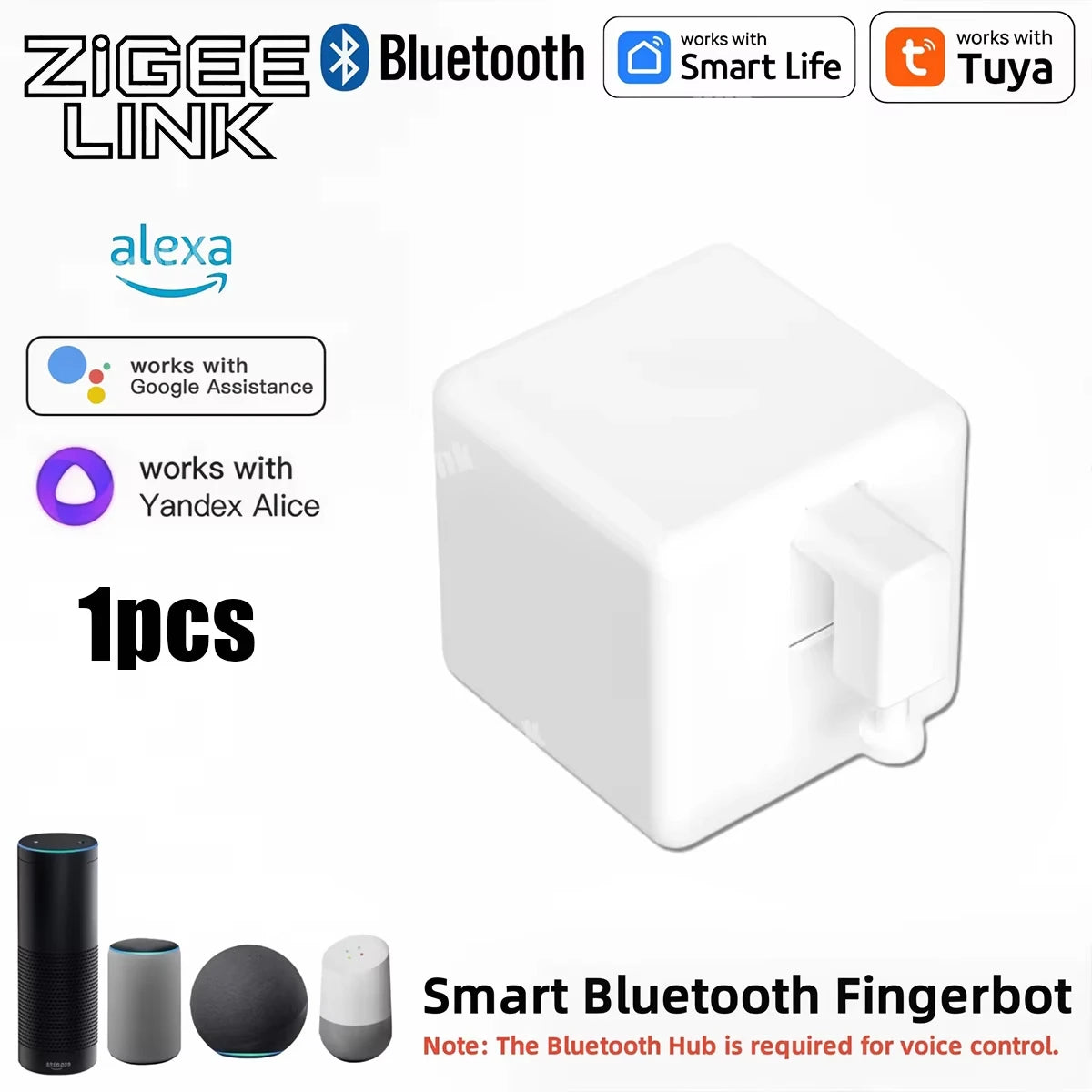 Smart Fingerbot Bluetooth Wireless Finger Robot Automatic Touch Control Buttons SmartLife APP Lazy-Friendly for Home Automation
